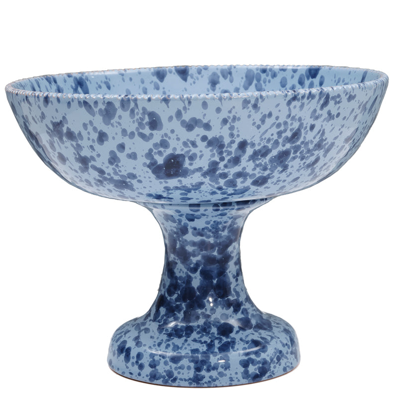 Speckled Fruit Stand in Blue