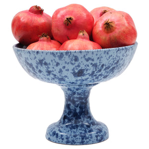 Speckled Fruit Stand in Blue