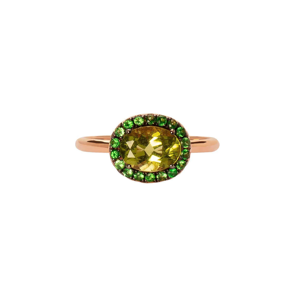 Oval Gem Ring