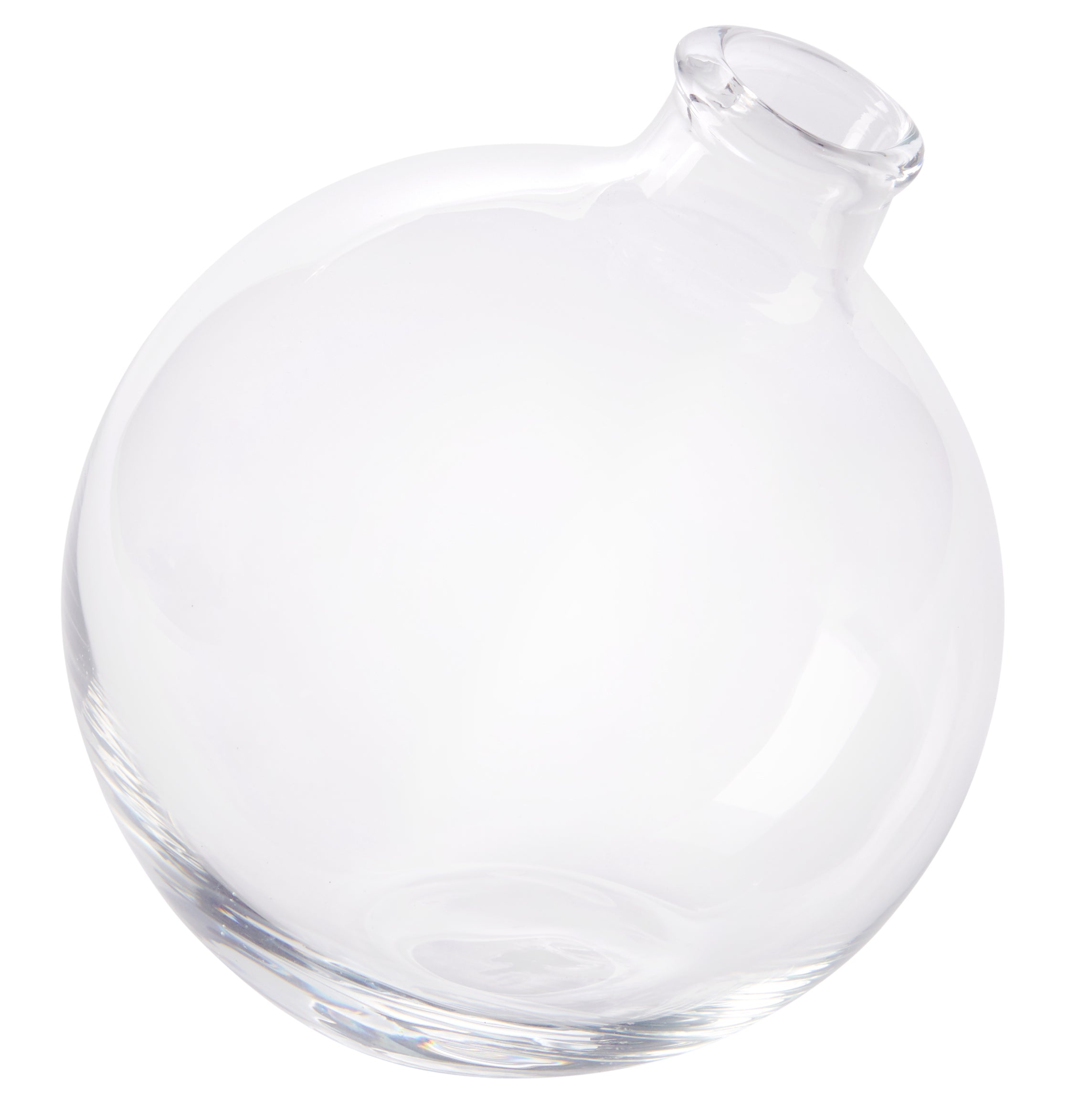 Clear Sphere Vase, 5"