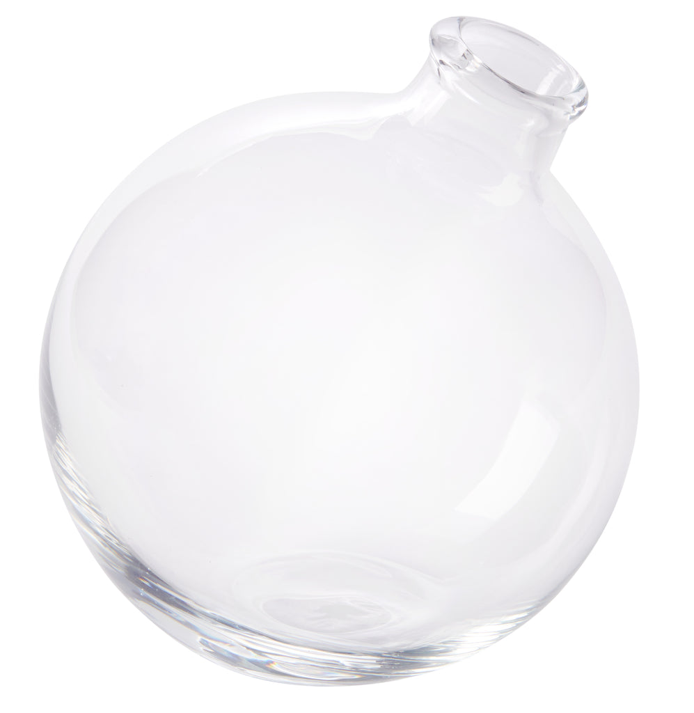 Clear Sphere Vase, 5"