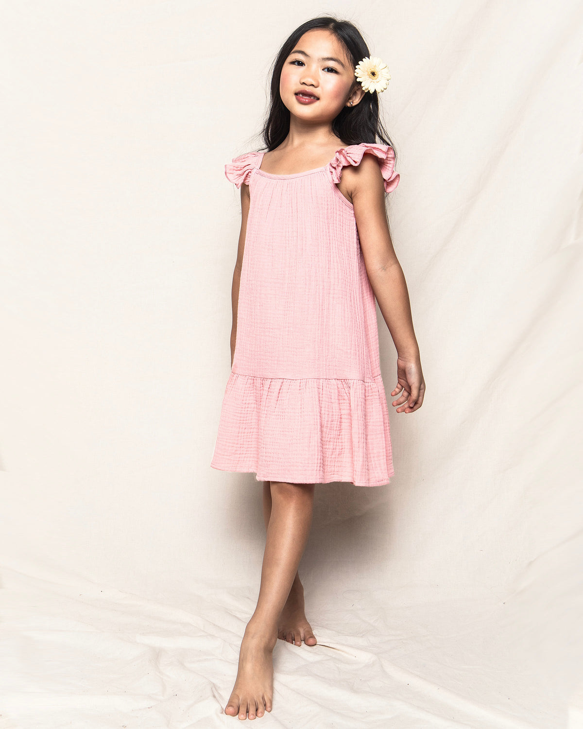 Children’s Girls Pink Gauze Celeste Sundress