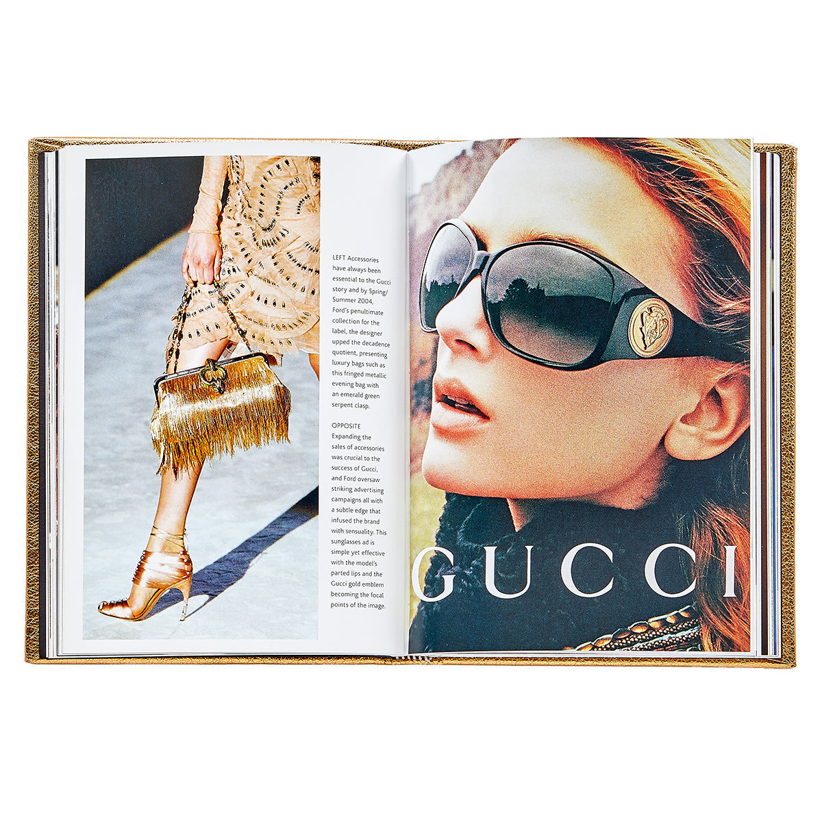 Little Book of Gucci in Metallic Goatskin Leather