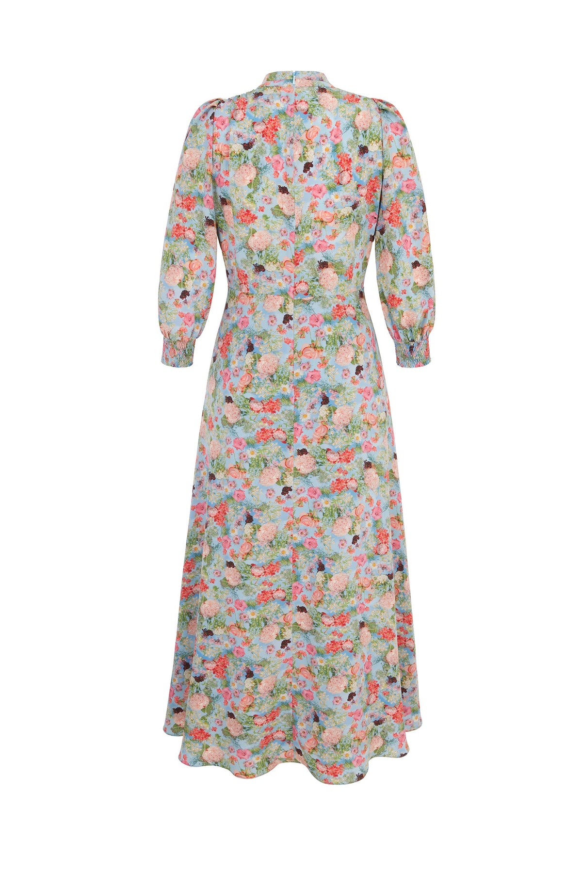 Gabriella Floral Print Silk Tea Dress  x Joe Horner