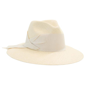 Gardenia Fedora in Bone