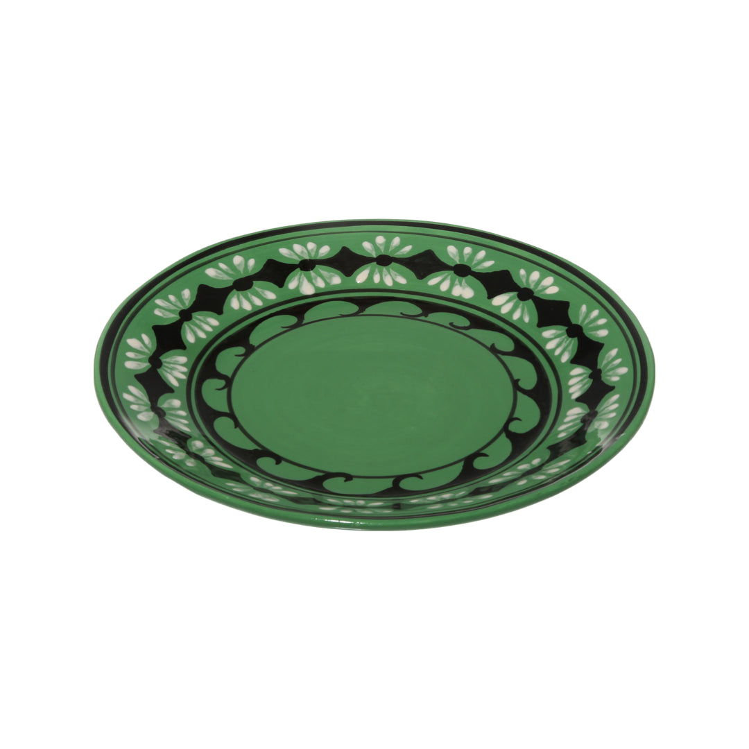 Gigi Green Dessert Plate