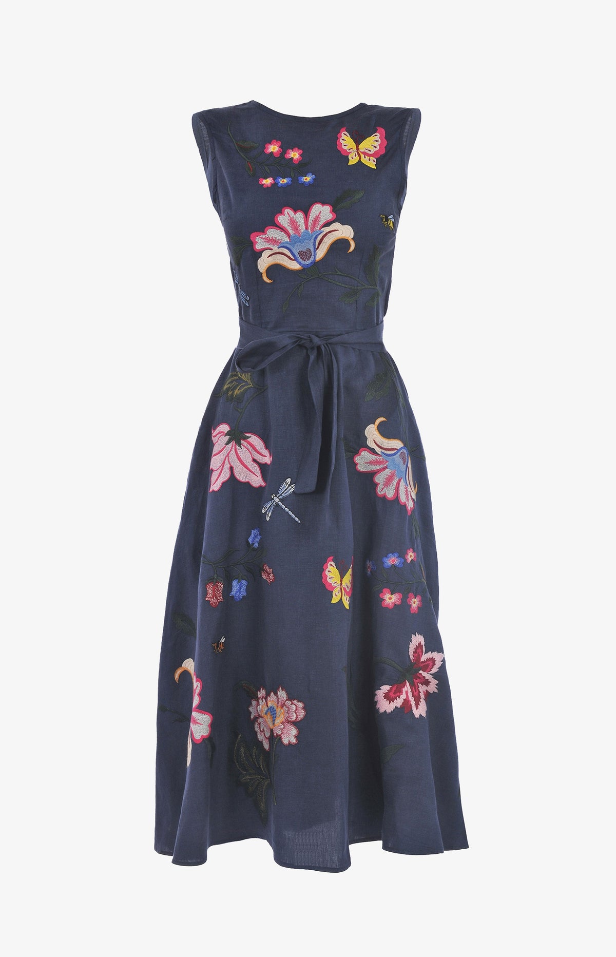 Gloriosa Embroidered Midi Dress