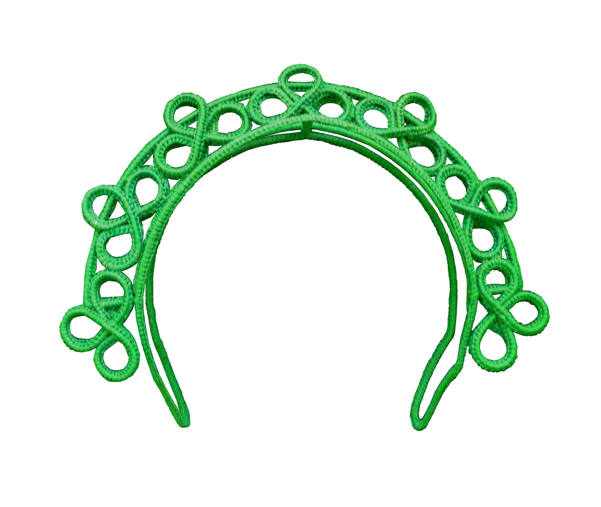 Clover Green Headpiece