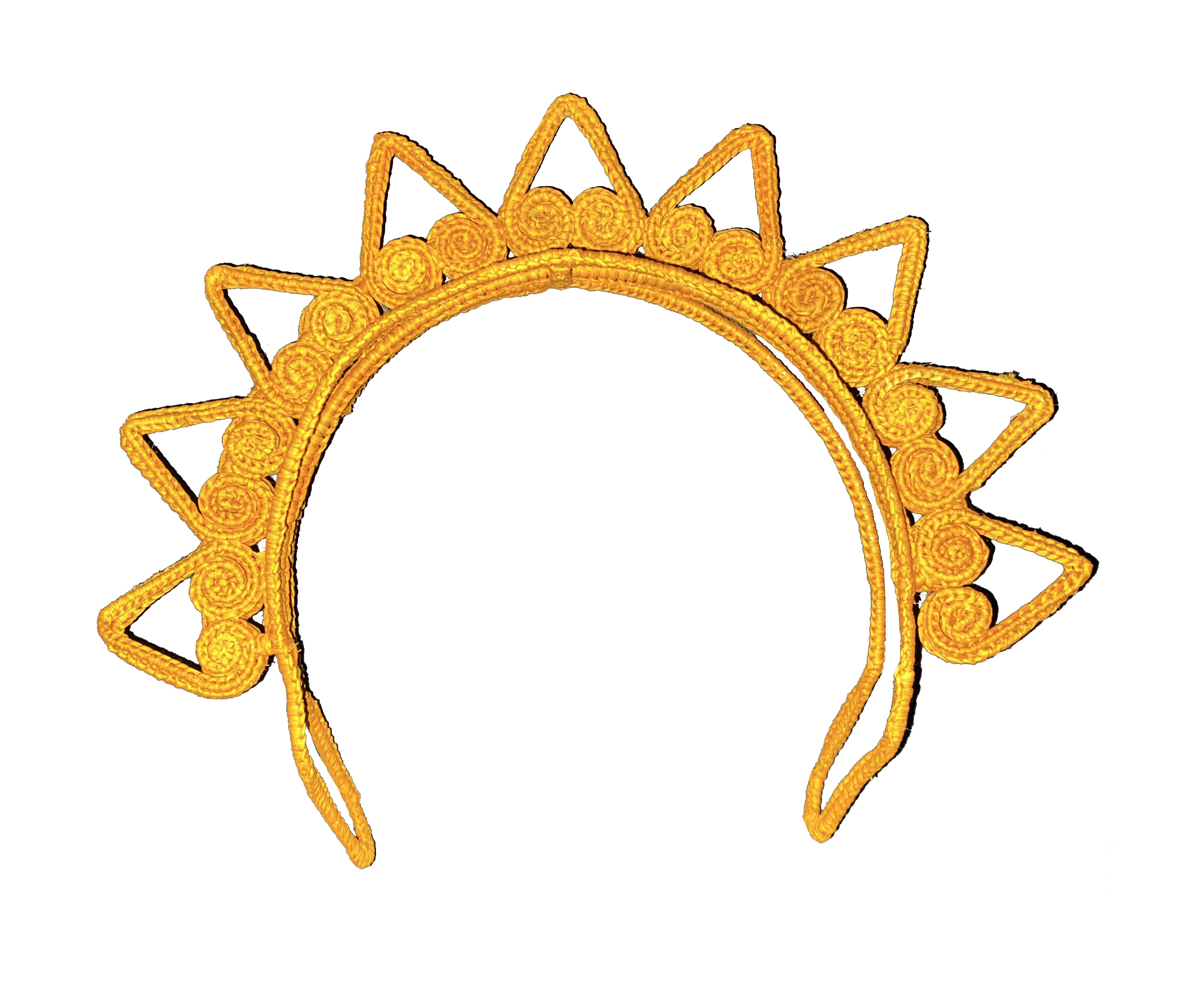 Leaves Mustard Headpiece