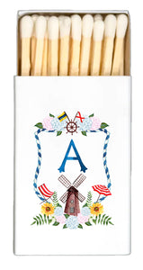 Personalized Crest Matchbox