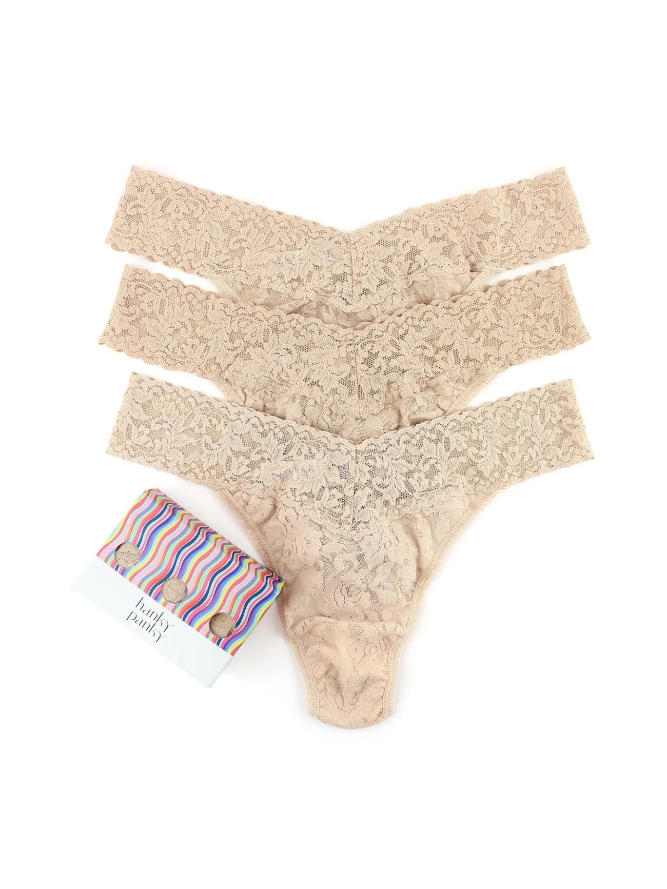 3-Pack Original Rise Thongs