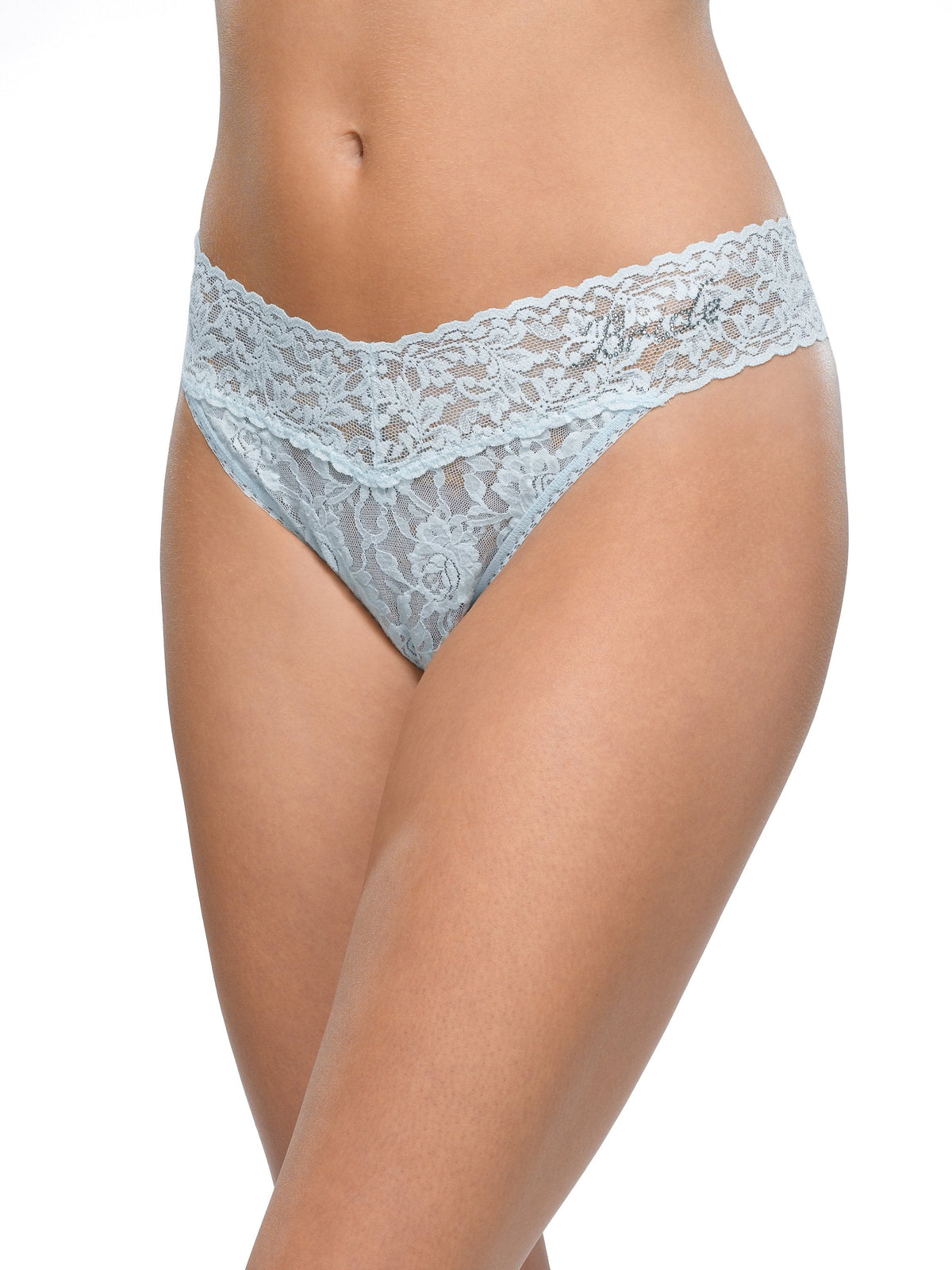 Bride Crystal Signature Lace Original Rise Thong-Hanky Panky