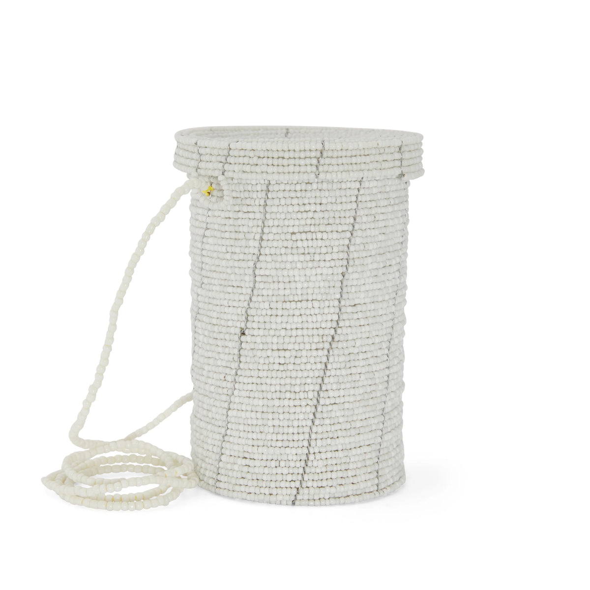 Harare Beaded Bag White