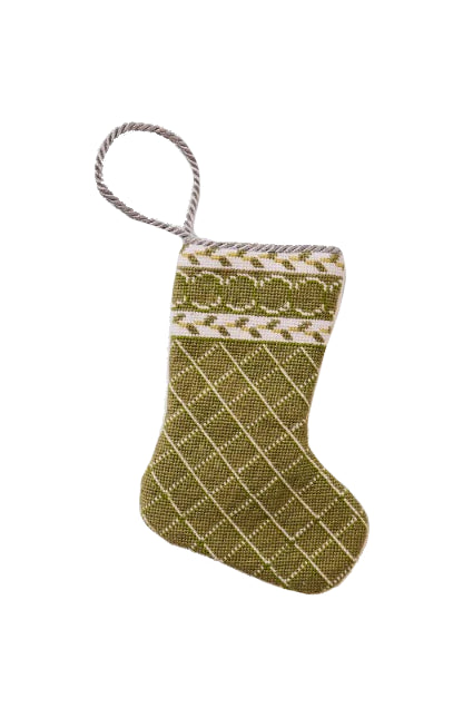 Hazen Garden Lattice Bauble Stocking