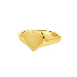 Amore Heart Signet Ring