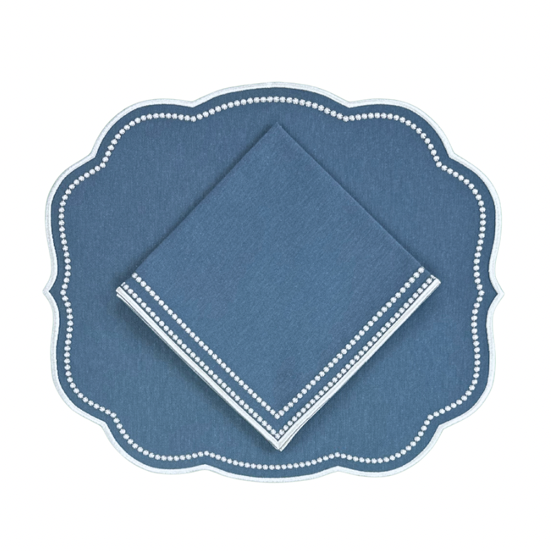 Charlotte Napkin-Autumn Blue, Set of 4