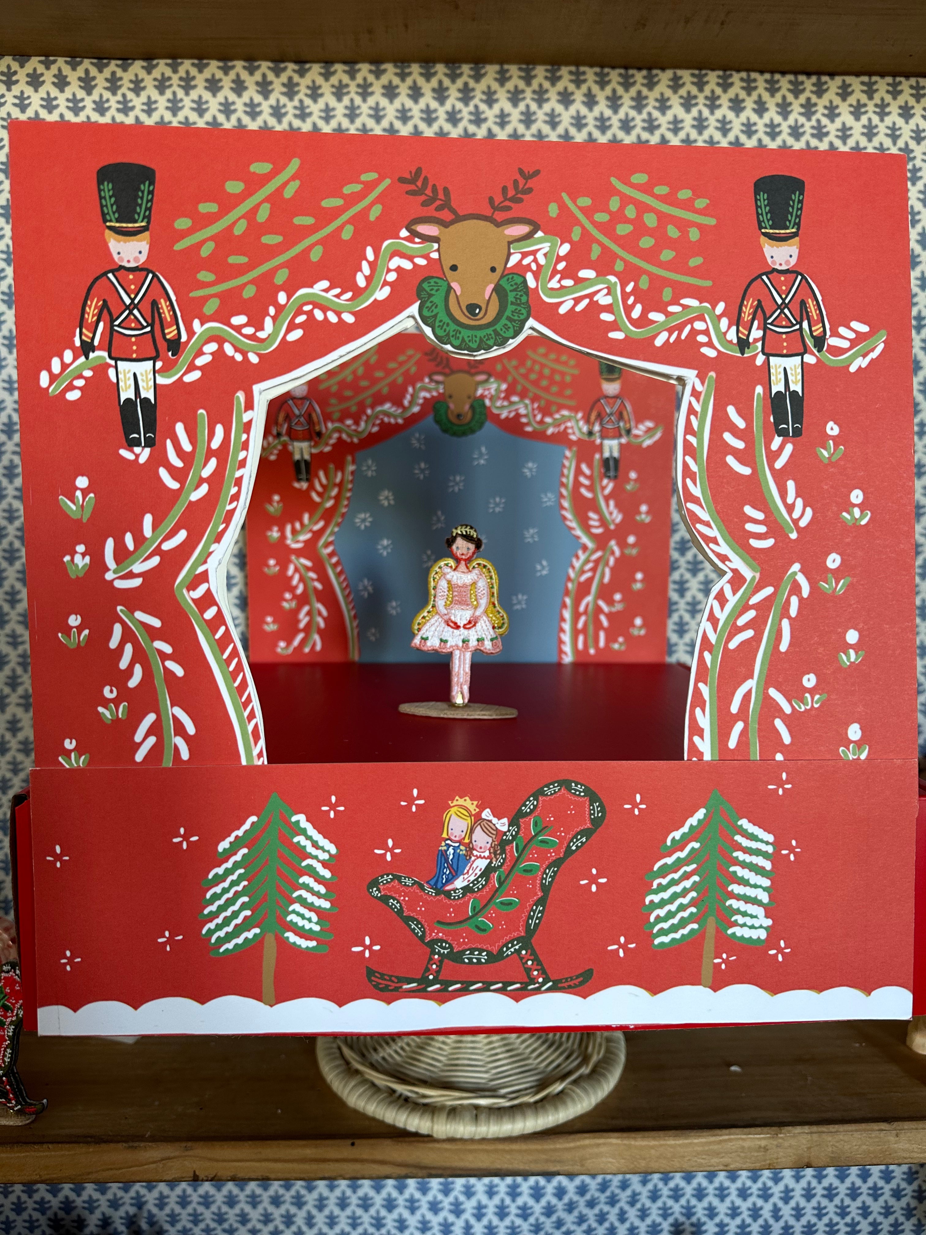 Nutcracker Embroidered Characters + Stage - Premium  from Tricia Lowenfield Design 