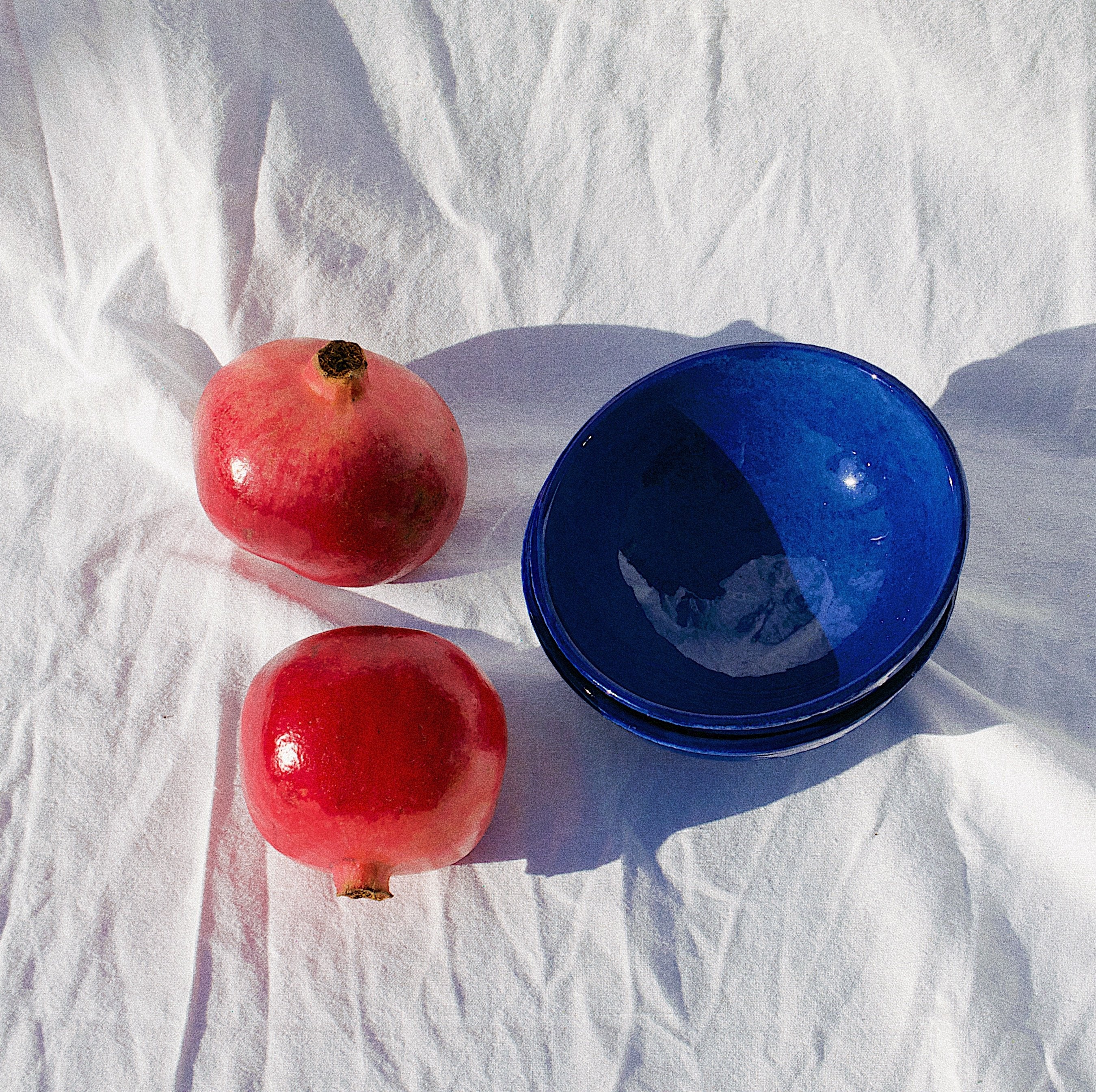 SMALL bowl with blue glaze - Pomelo casa