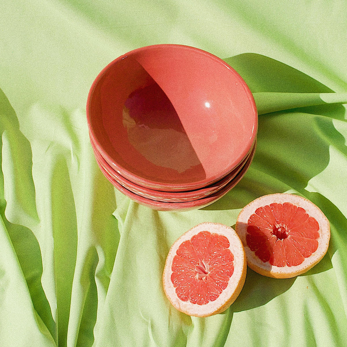 MEDIUM bowl with coral glaze - Pomelo casa