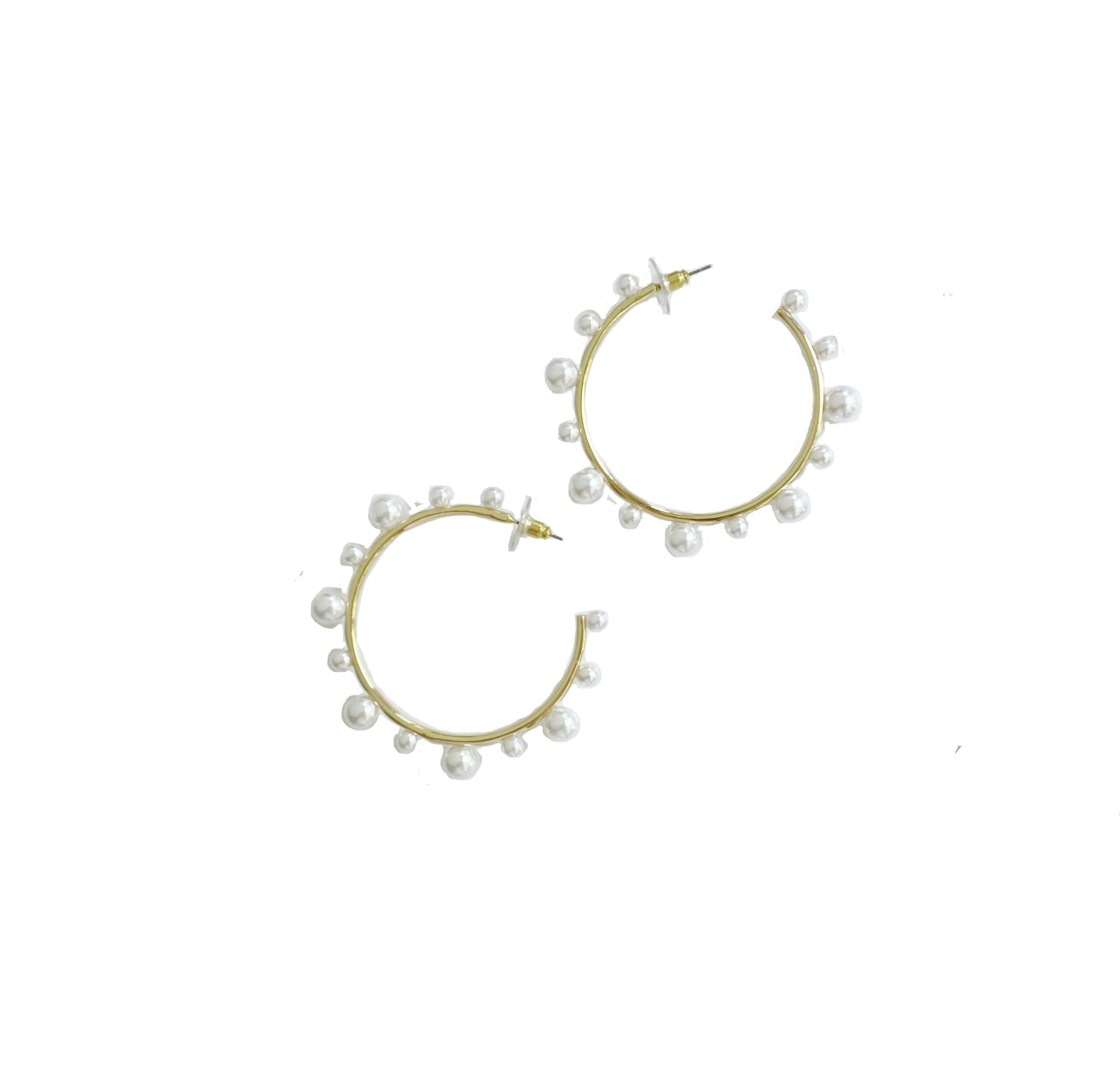 Pearl Hoops