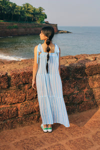 Winslow Dress in Cornflower Blue