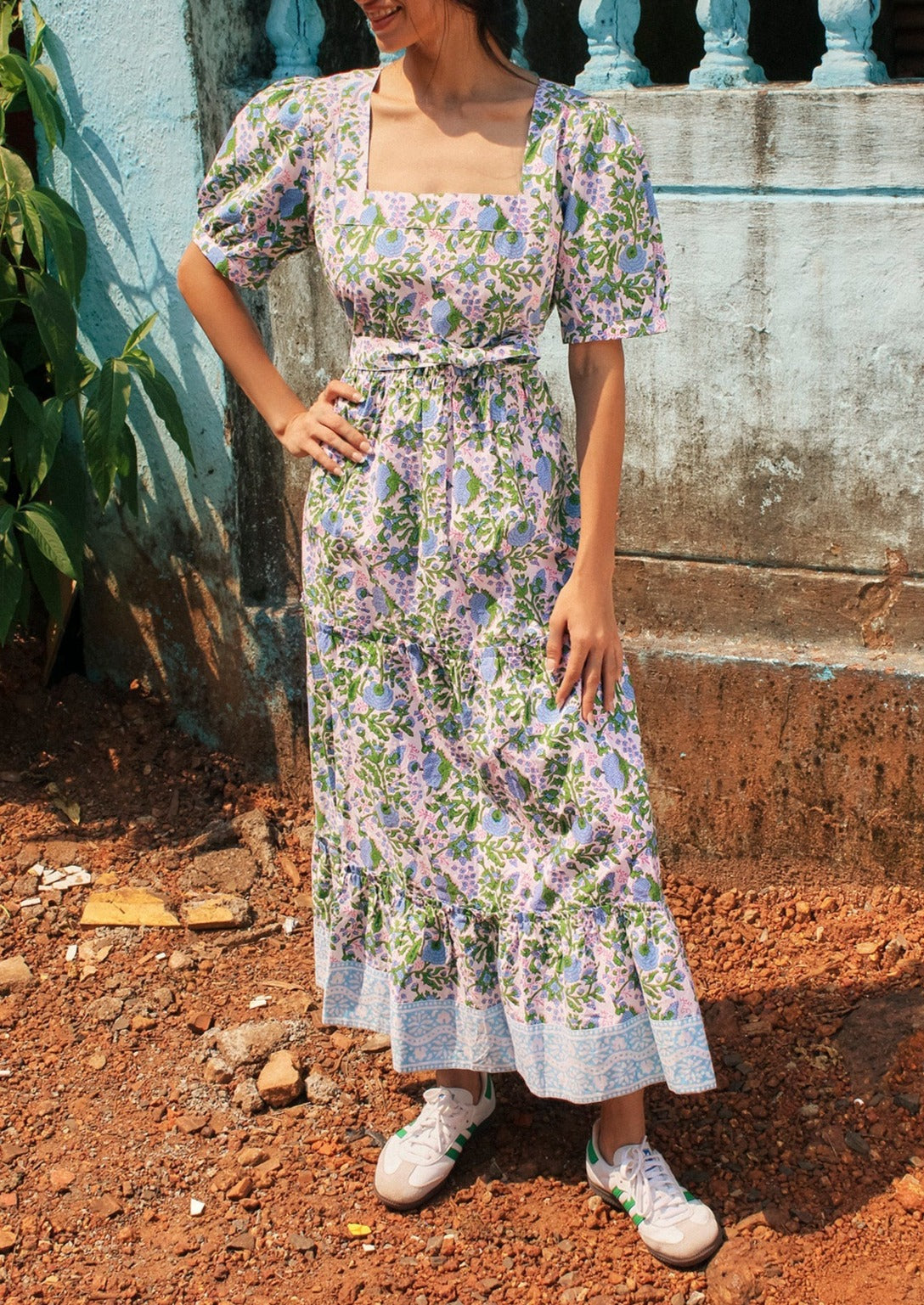 Divya Dress in Padra Print