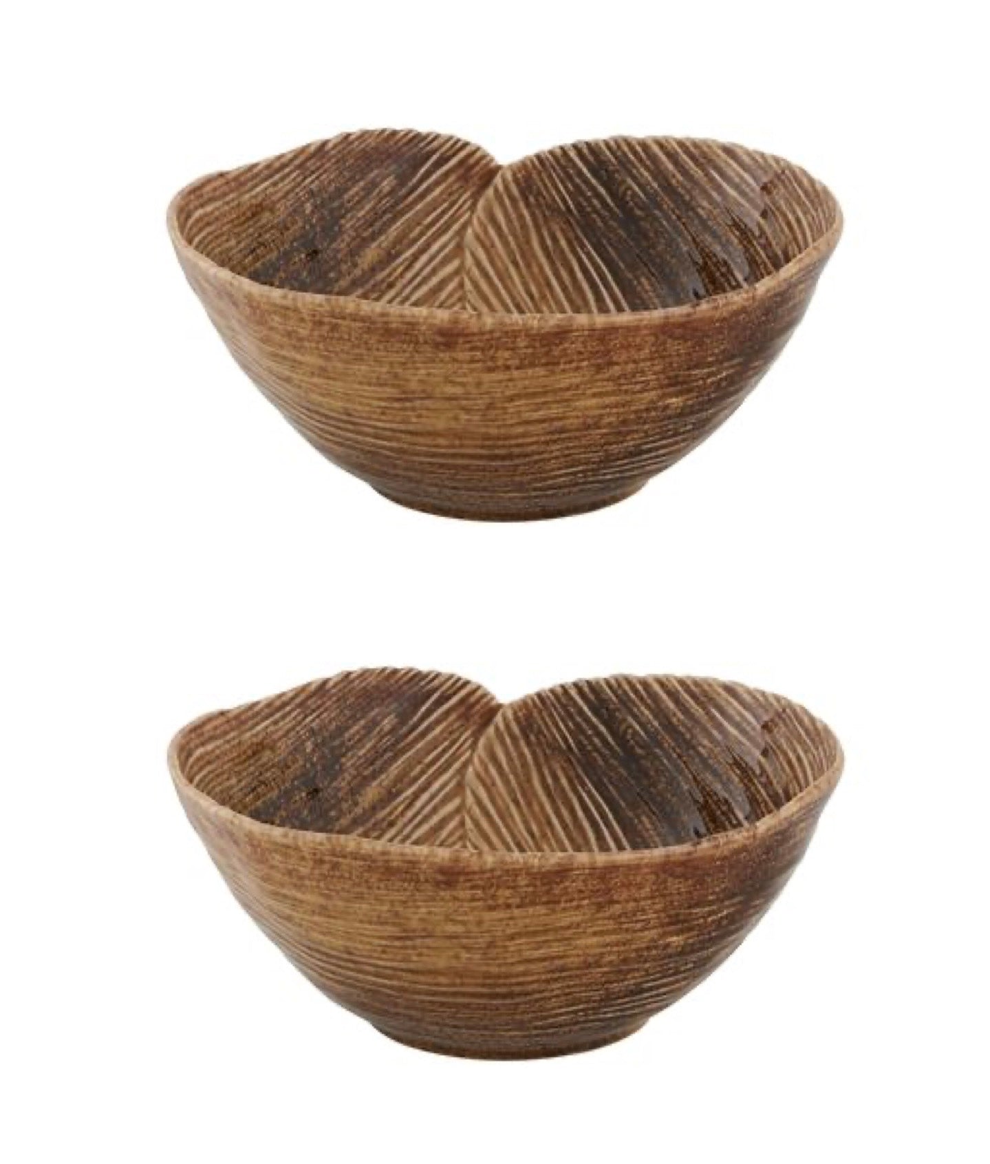 Banana Madeira Salad Bowl 61 oz, Set of 2