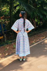 Yuva Dress in Cotton Candy