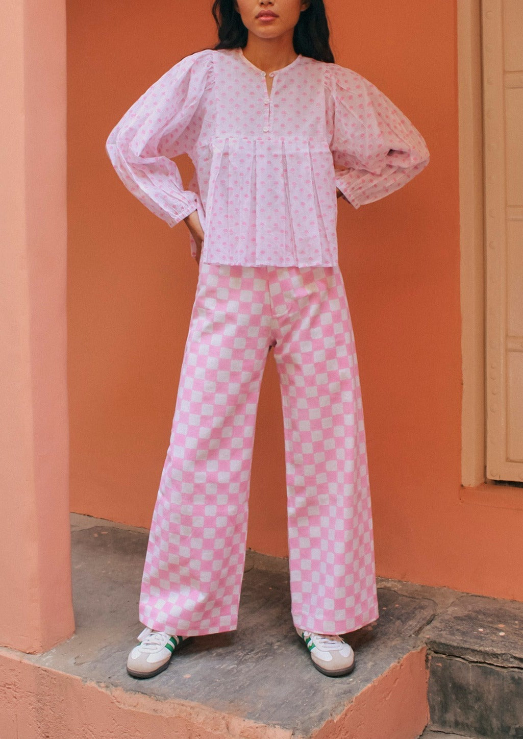 Disco Pant in Cotton Candy Pink