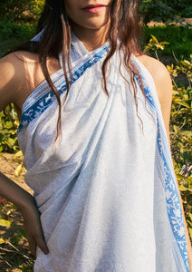 Sarong in Cashmere Blue Nila Print