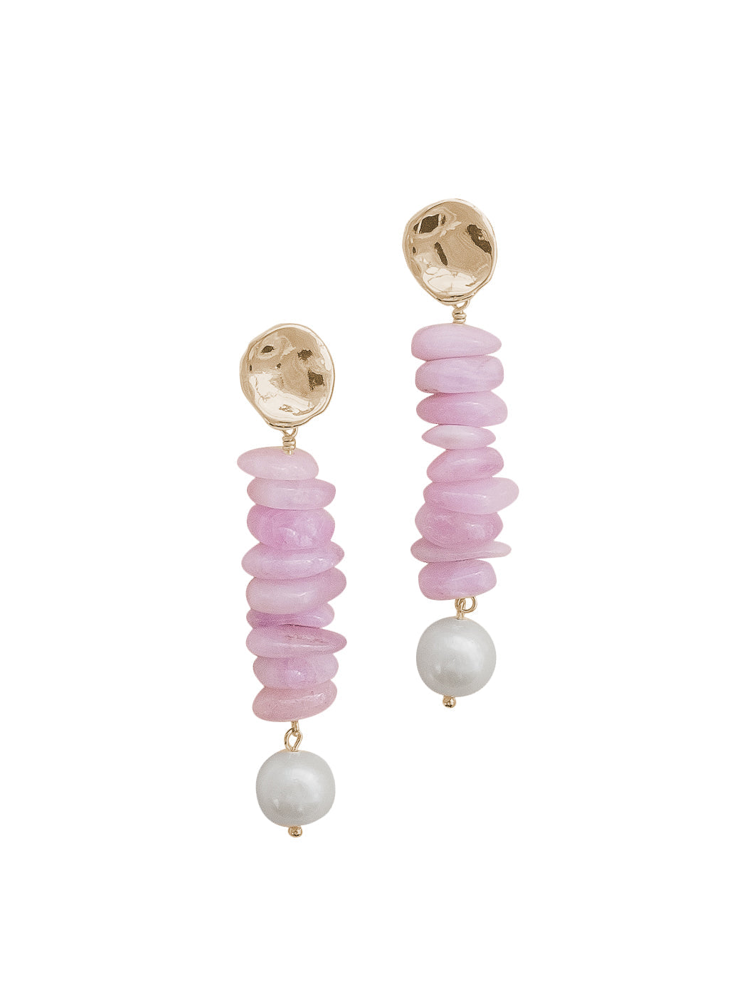 Ingrid Earrings in Lilac