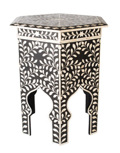 Inlay Side Table, Floral