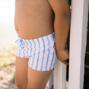 Boys Bahamian Blue Stripe Brief