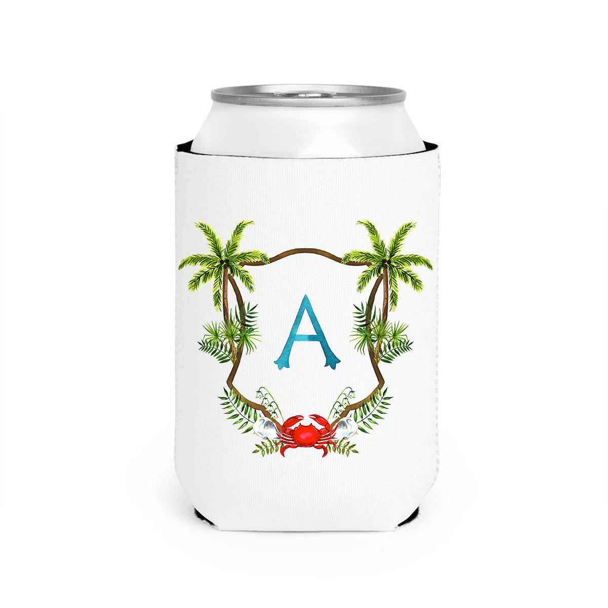 Personalized Crest Koozie