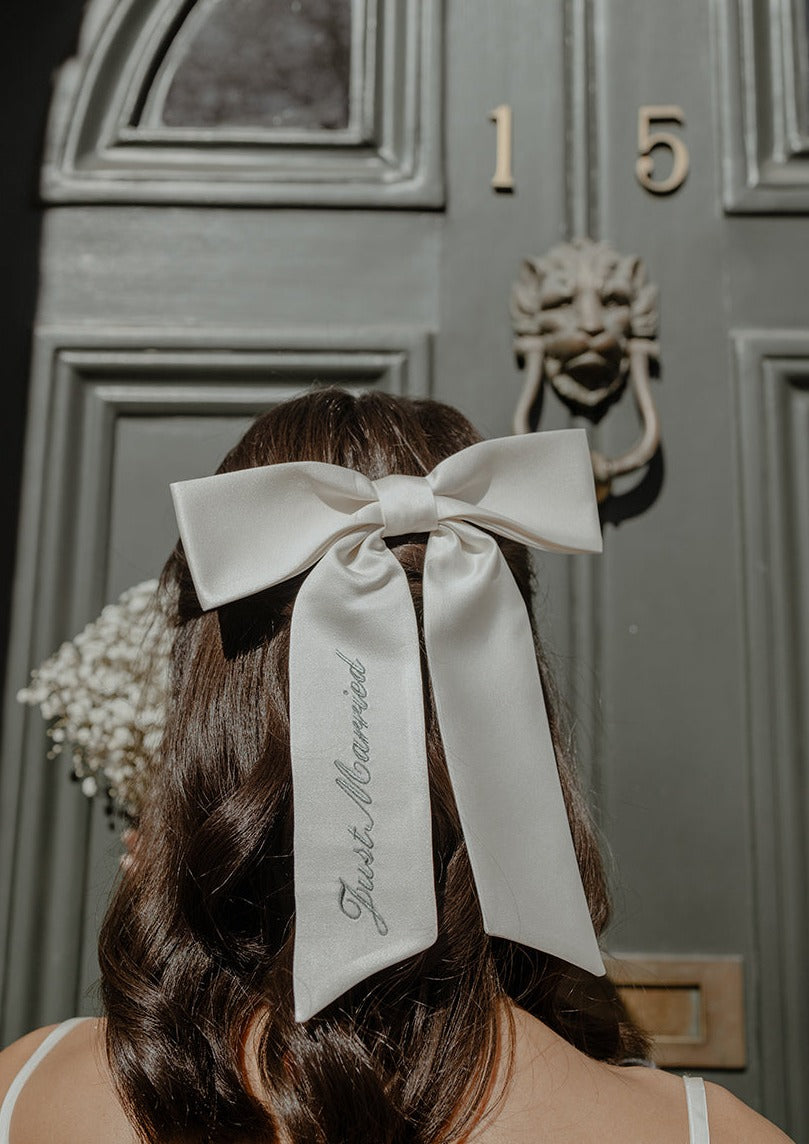 Personalized Classic Silk Hair Bow