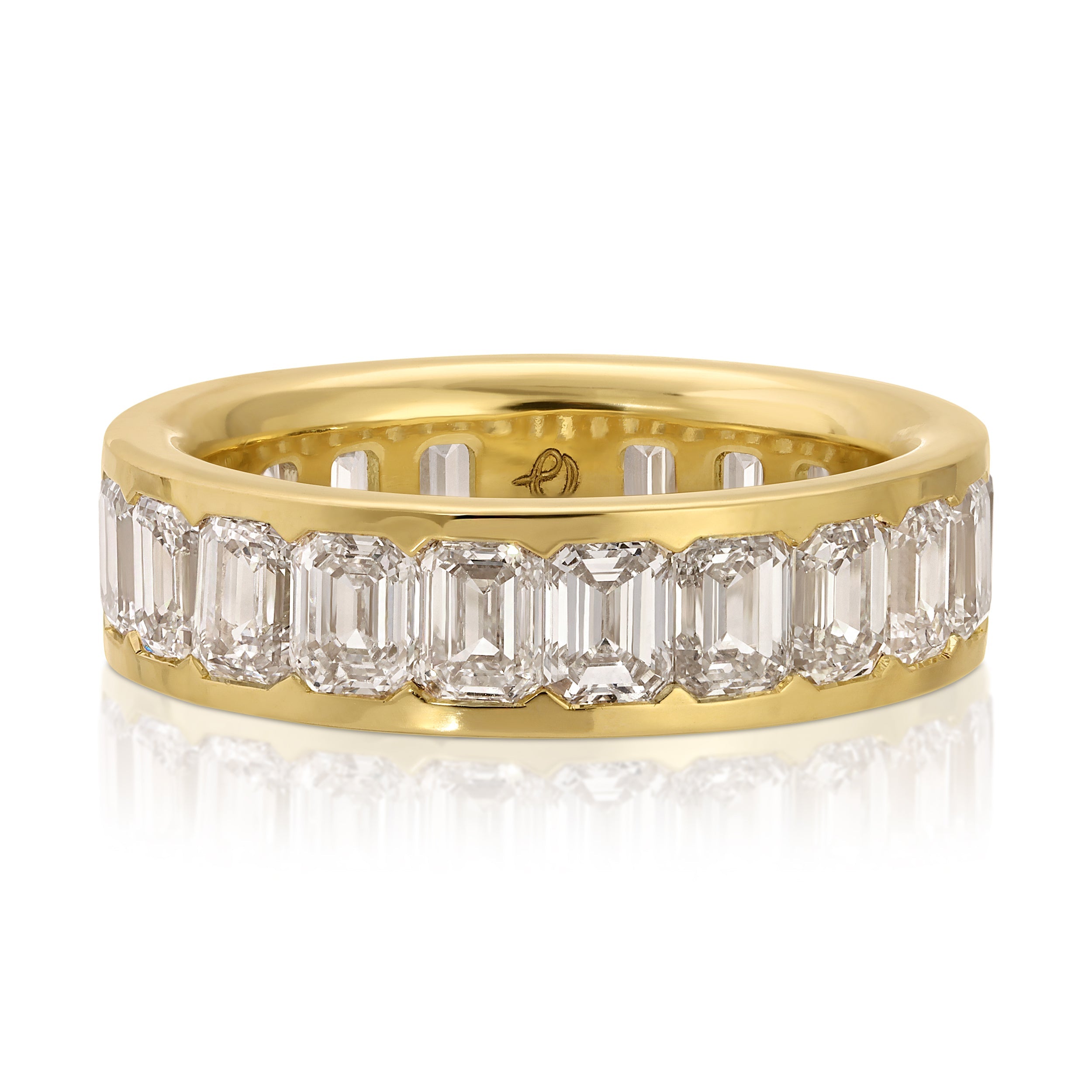 Ivy Eternity Band in Emerald Cut Diamond