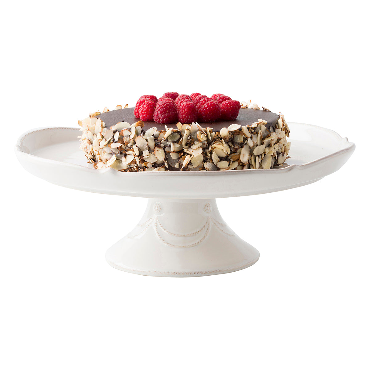 Berry & Thread Whitewash 14" Cake Stand