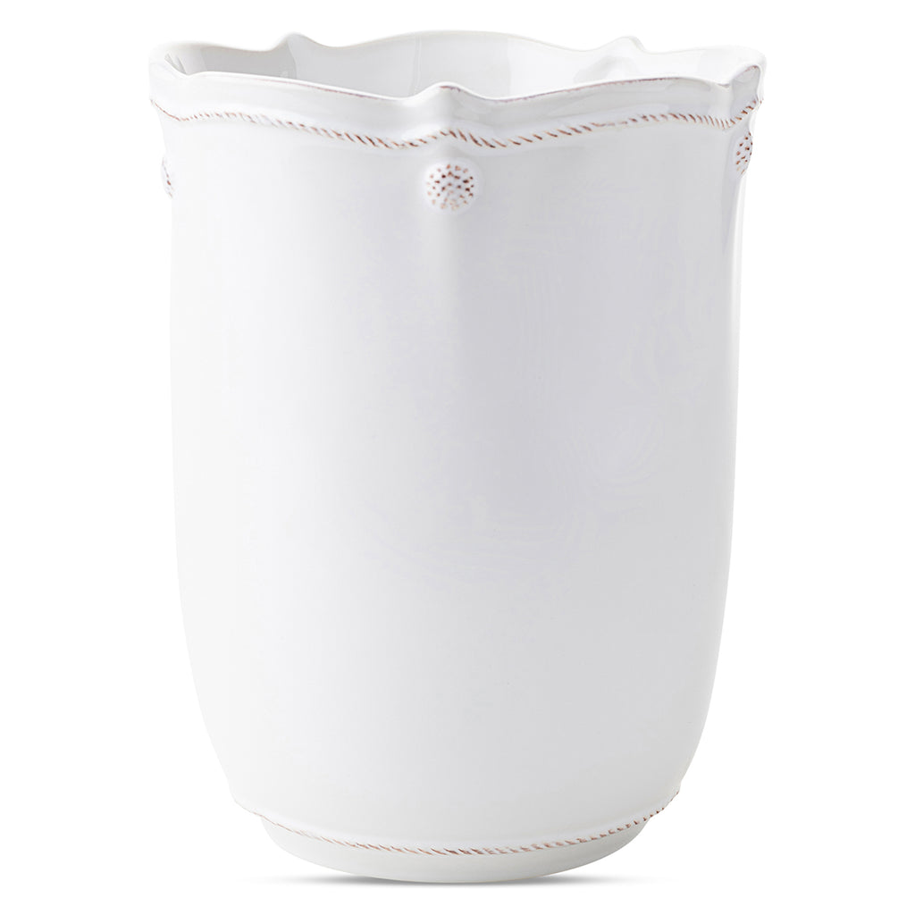 Berry & Thread Whitewash Wastebasket