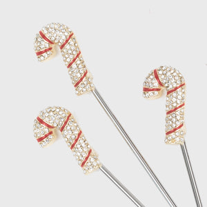 Candy Cane Cocktail Picks