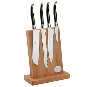 5-Piece Kitchen Knife Set in Black