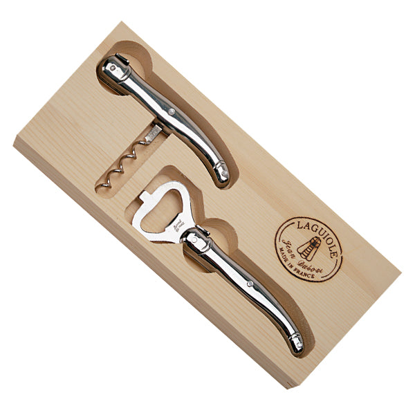 Corkscrew & Opener in Stainless