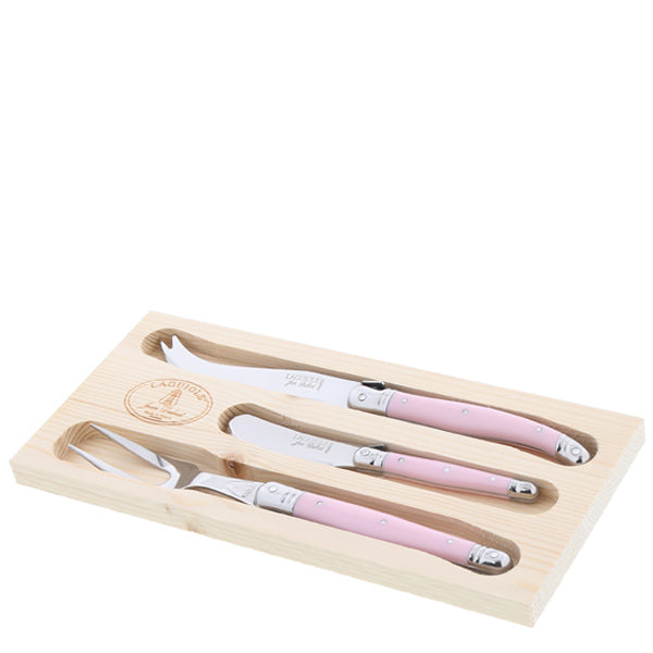 3-Piece Cheese Set Pink