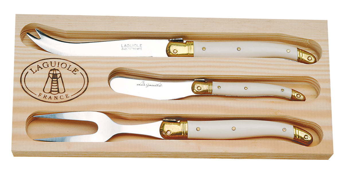 3-Piece Cheese Set Ivory