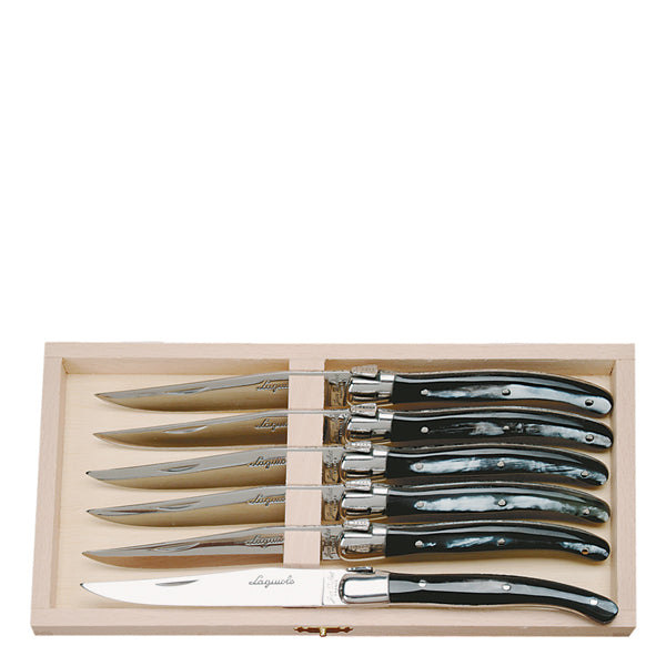 Knives in Real Horn, Set of 6