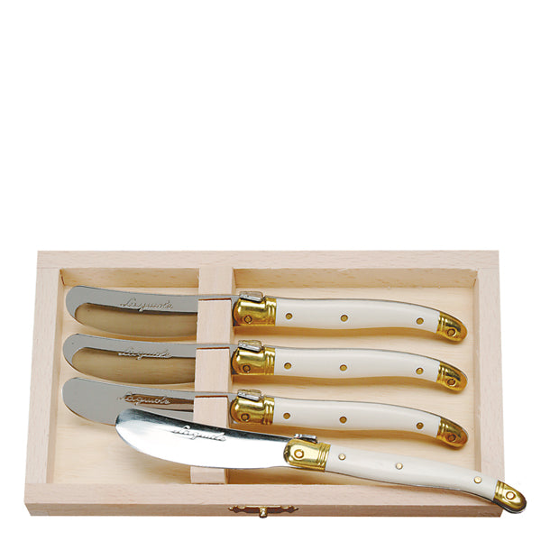 Spreaders in Wood Case, Set of 4