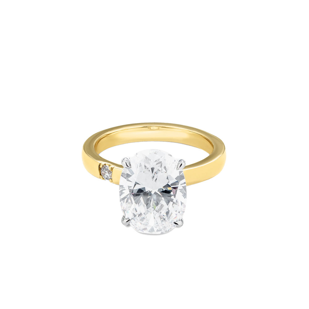 Destiny Oval Engagement Ring