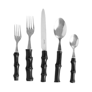 Bamboo Black Flatware