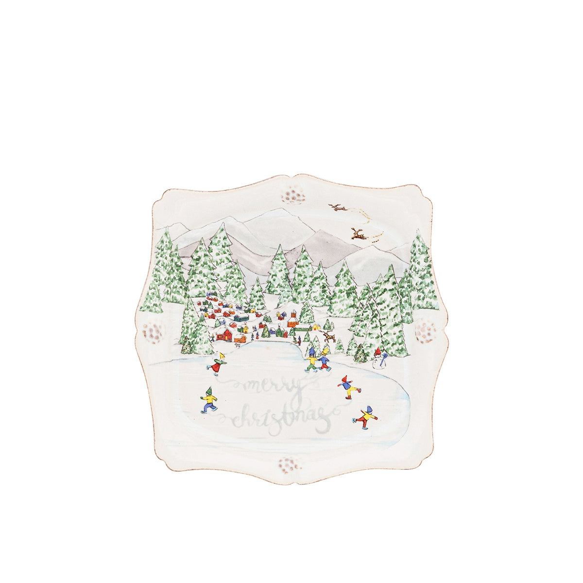 Berry & Thread North Pole Merry Christmas Trinket Tray