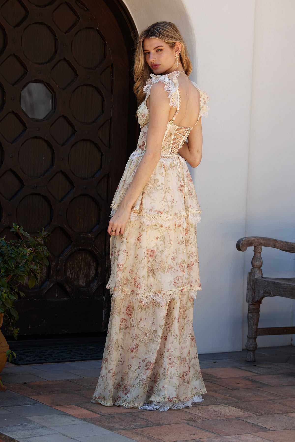 The Jolie Dress in Carmel Valley Rose