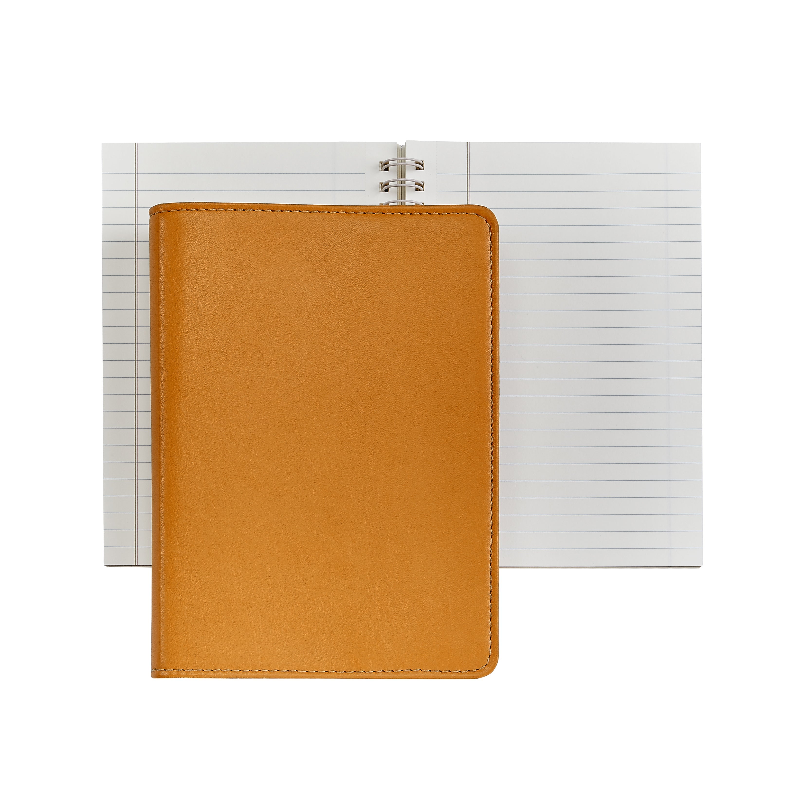 7-Inch Wire-O-Notebook in Traditional Leather